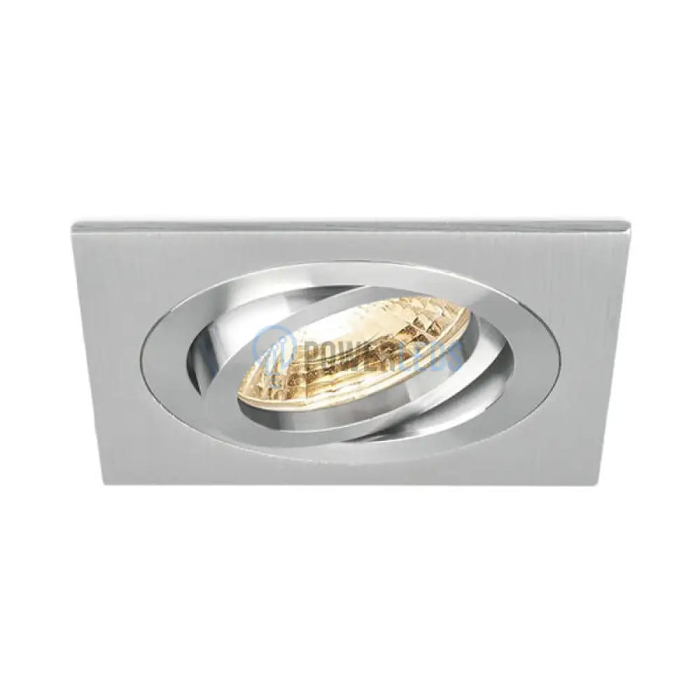 Spot Incastrat Patrat Fascicul Reglabil Argintiu Dulie MR16 L92xH25mm led ceiling light