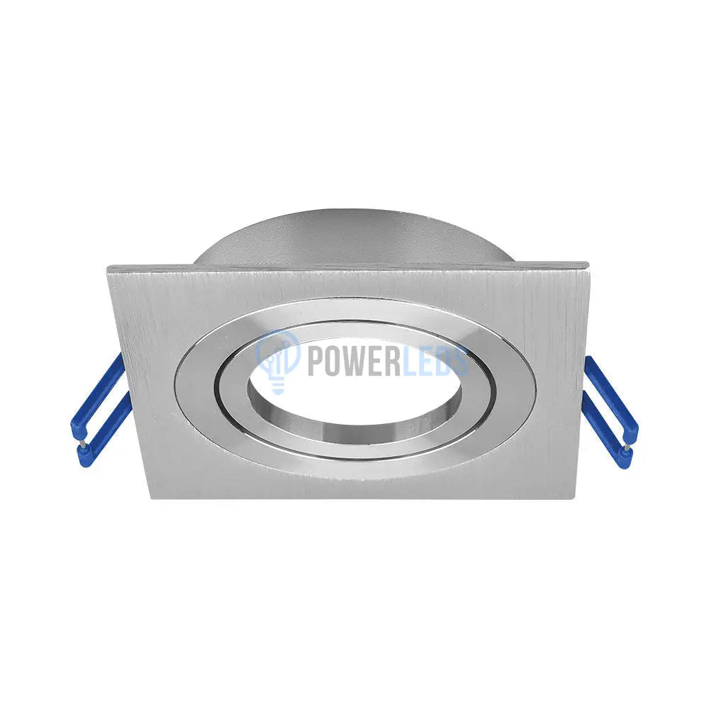 Spot Incastrat Patrat Fascicul Reglabil Argintiu Dulie MR16 L92xH25mm led ceiling light