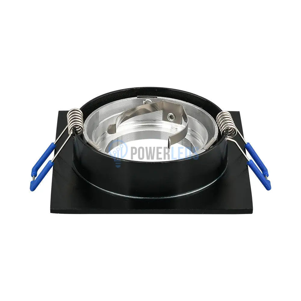 Spot Incastrat Patrat Fascicul Reglabil Negru & Argintiu Dulie MR16 L92xH25mm led ceiling light