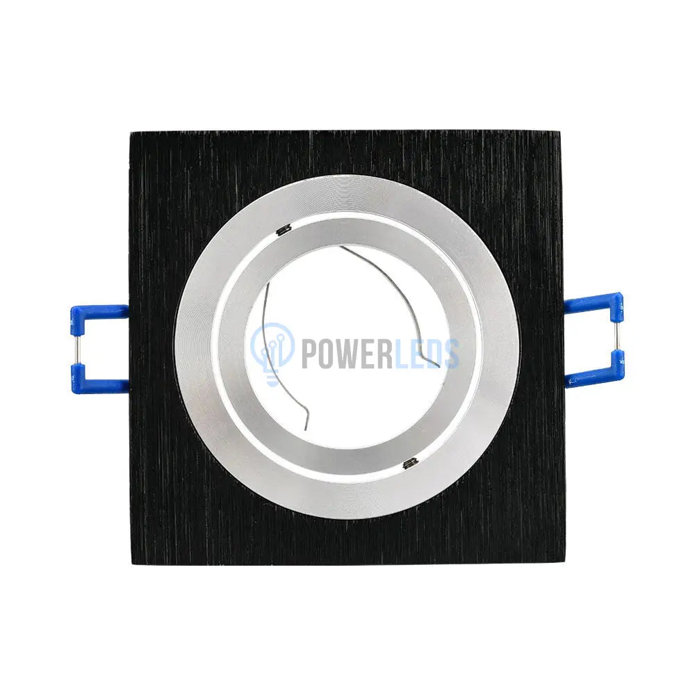 Spot Incastrat Patrat Fascicul Reglabil Negru & Argintiu Dulie MR16 L92xH25mm led ceiling light