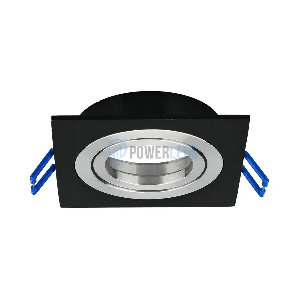 Spot Incastrat Patrat Fascicul Reglabil Negru & Argintiu Dulie MR16 L92xH25mm led ceiling light
