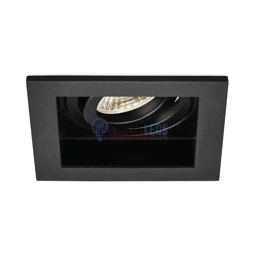 Spot Incastrat Patrat Fascicul Reglabil Negru Dulie GU10 L100xH30mm led ceiling light