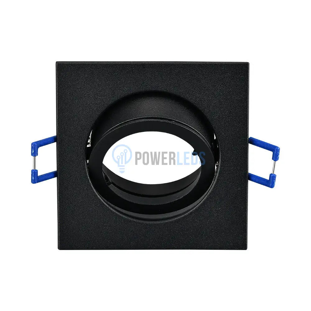 Spot Incastrat Patrat Fascicul Reglabil Negru Dulie MR16 L82xH25mm led ceiling light