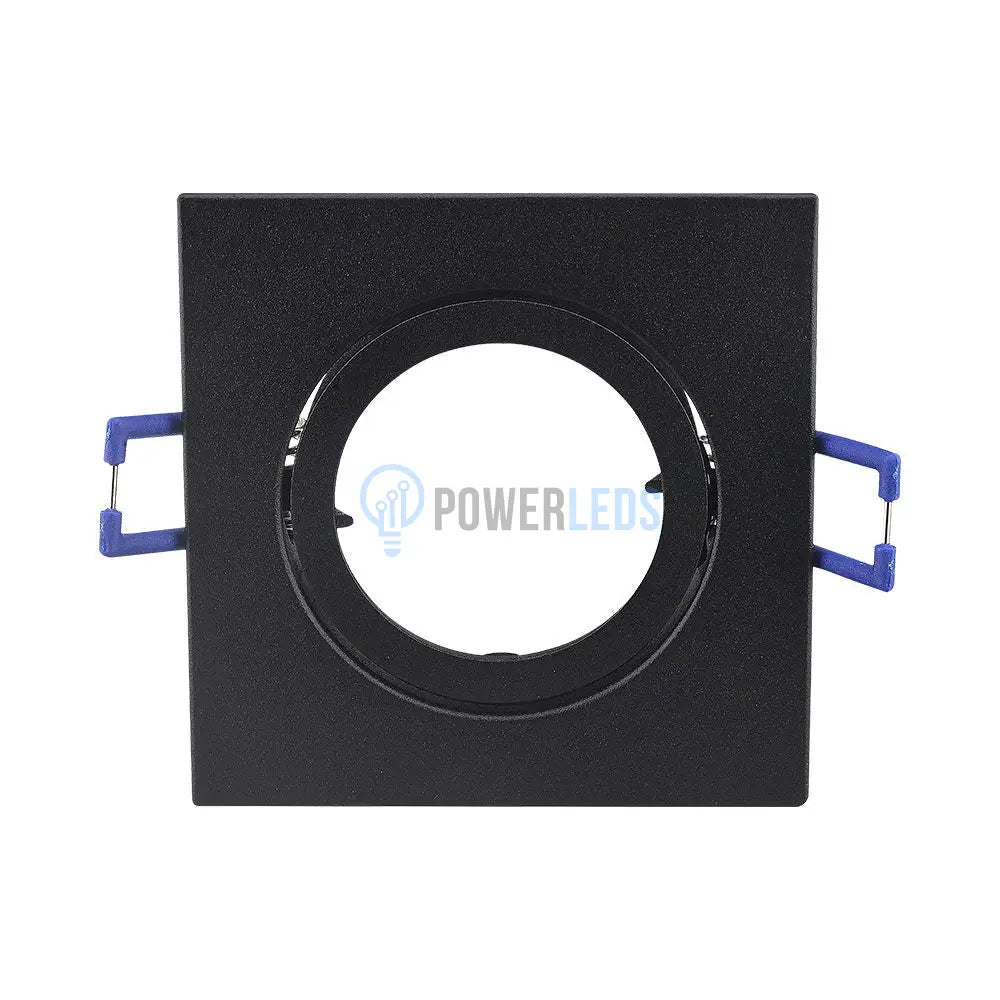 Spot Incastrat Patrat Fascicul Reglabil Negru Dulie MR16 L82xH25mm led ceiling light