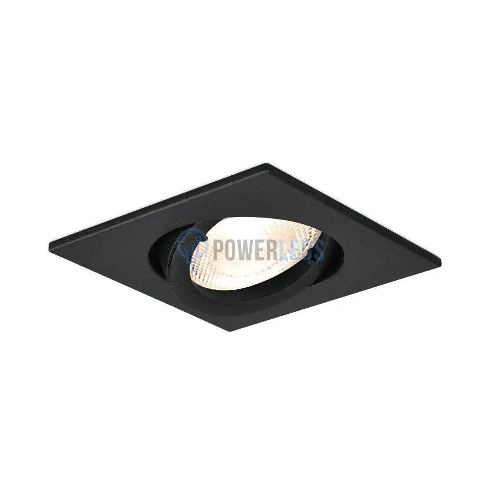 Spot Incastrat Patrat Fascicul Reglabil Negru Dulie MR16 L82xH25mm led ceiling light