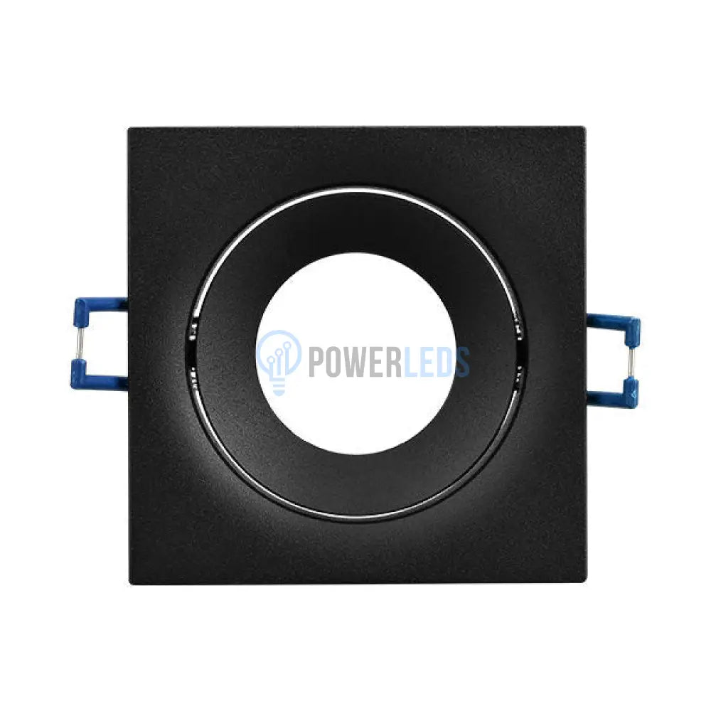 Spot Incastrat Patrat Fascicul Reglabil Negru Dulie MR16 L90xH27mm led ceiling light