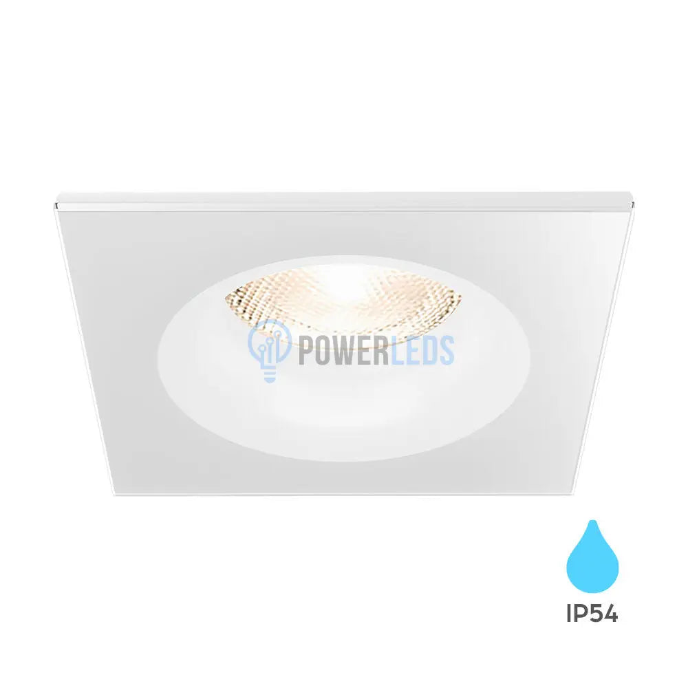 Spot Incastrat Patrat IP54 Alb Dulie MR16 L84xH38mm led ceiling light