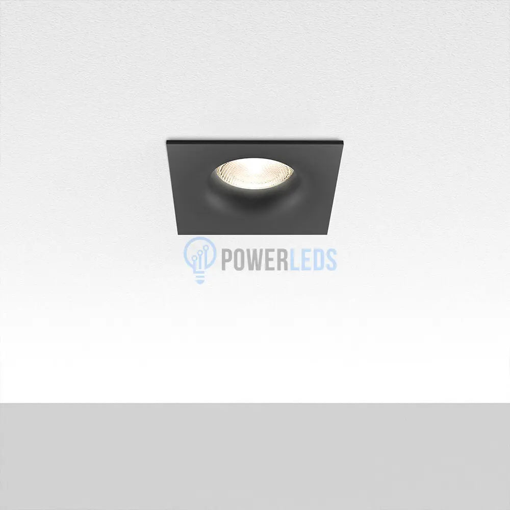 Spot Incastrat Patrat Negru Dulie MR16 L84xH37mm led ceiling light