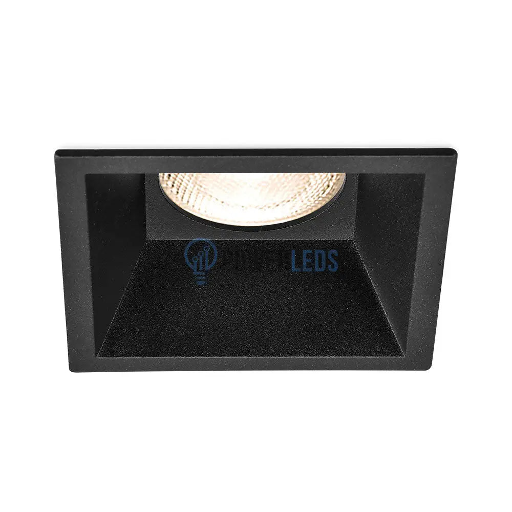 Spot Incastrat Patrat Negru Dulie MR16 L86xH40mm led ceiling light