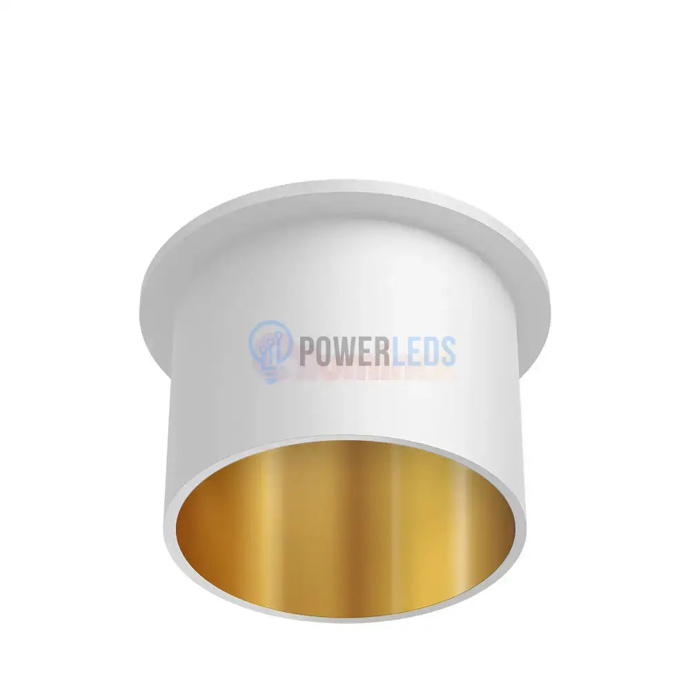 Spot Incastrat Rotund Alb & Auriu Dulie GU10 Ø70x63mm led ceiling light