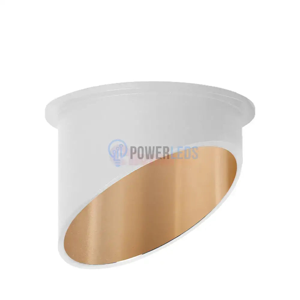 Spot Incastrat Rotund Alb & Auriu Dulie GU10 Ø70x69mm led ceiling light