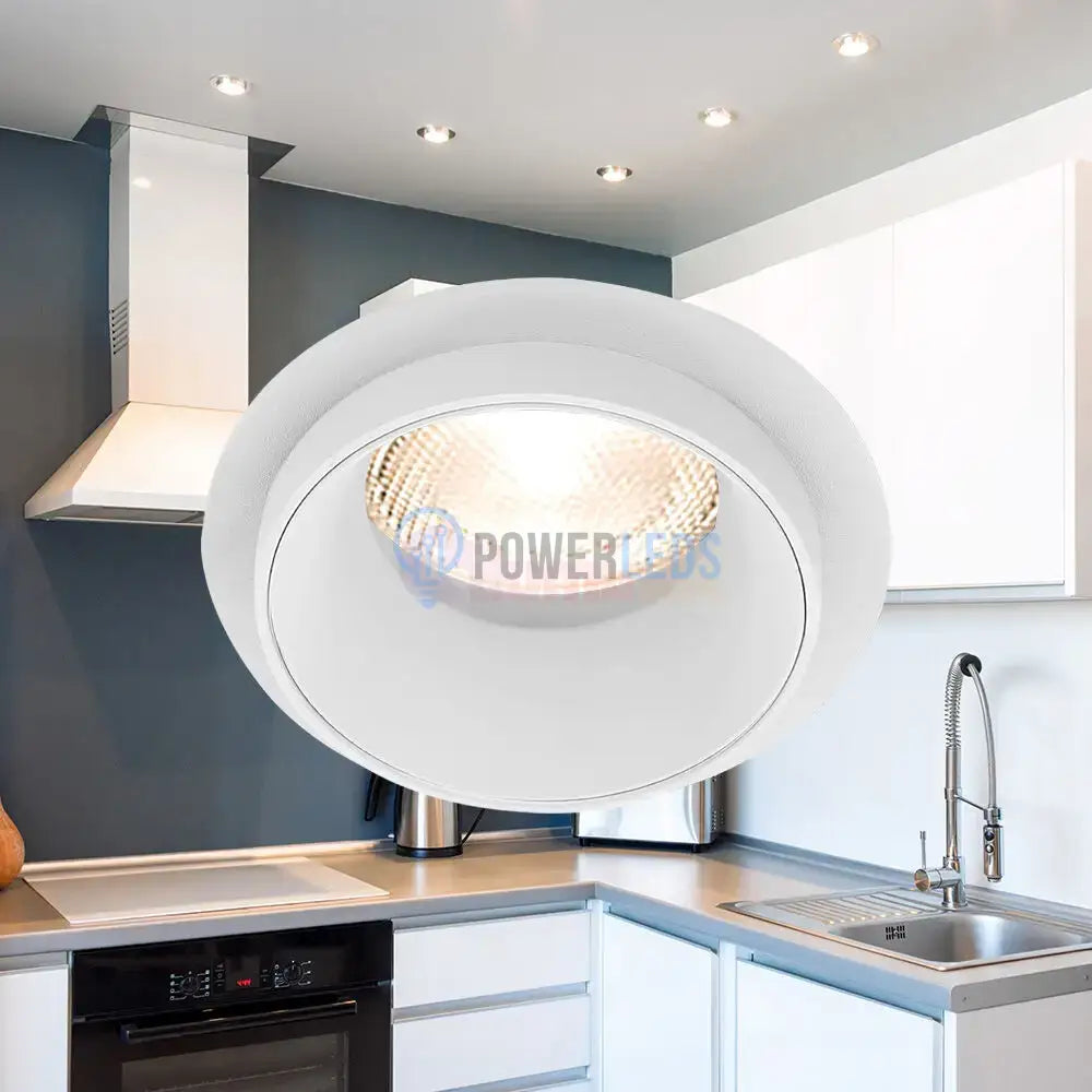 Spot Incastrat Rotund Alb Dulie GU10 Ø92x38mm led ceiling light