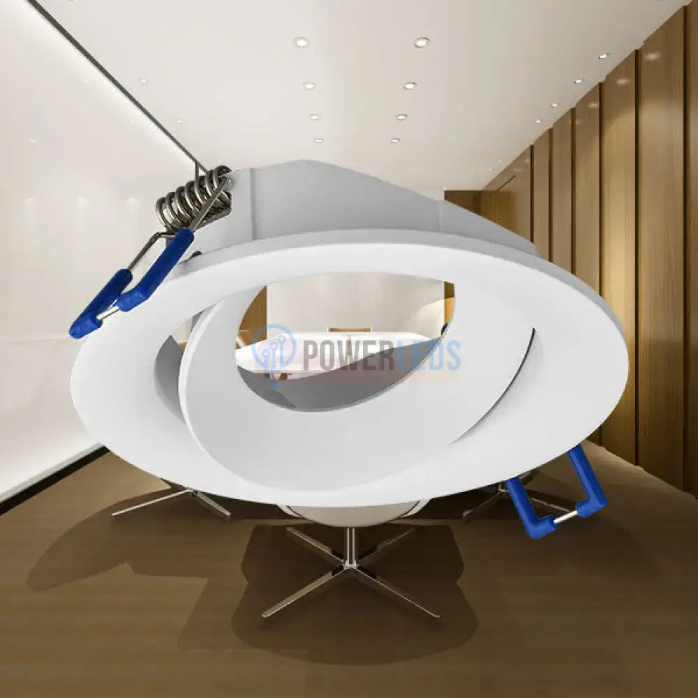 Spot Incastrat Rotund Fascicul Reglabil Alb Dulie MR16 Ø95x27mm led ceiling light