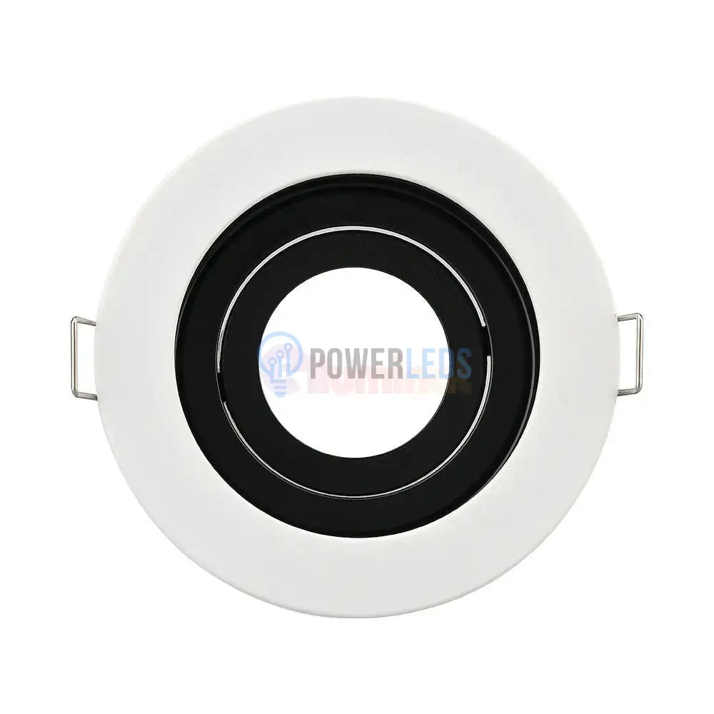 Spot Incastrat Rotund Fascicul Reglabil Alb & Negru Dulie GU10 Ø100x30mm led ceiling light