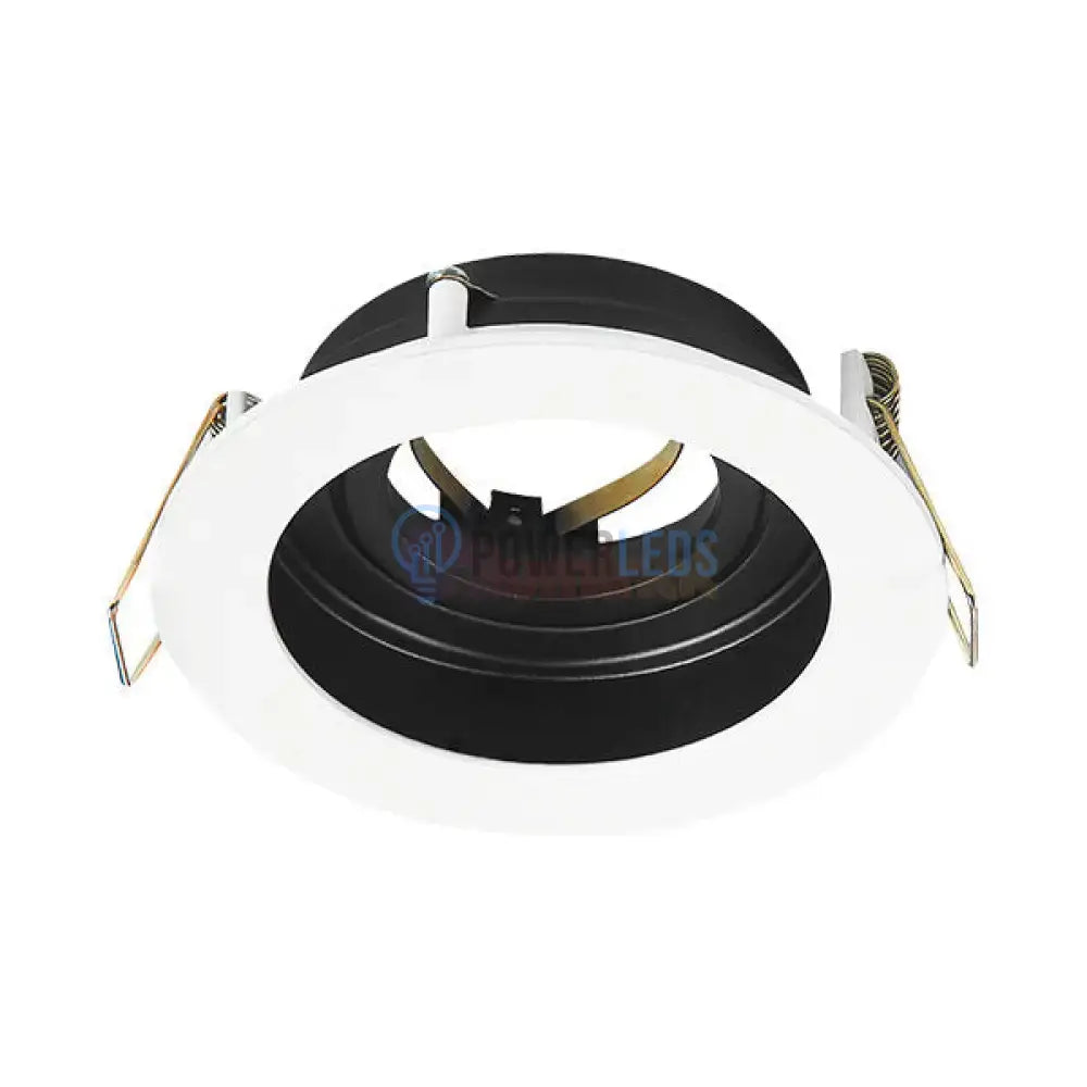 Spot Incastrat Rotund Fascicul Reglabil Alb & Negru Dulie GU10 Ø100x30mm led ceiling light