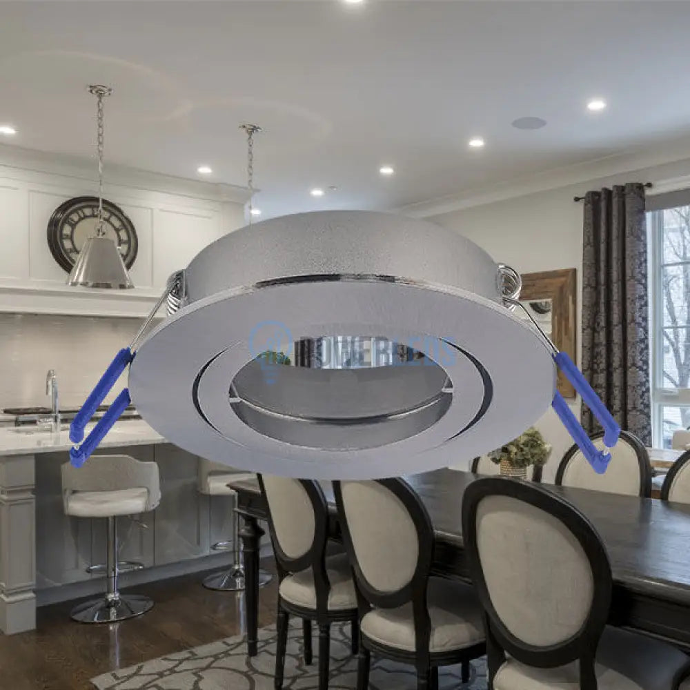 Spot Incastrat Rotund Fascicul Reglabil Argintiu Dulie MR16 Ø82x25mm led ceiling light