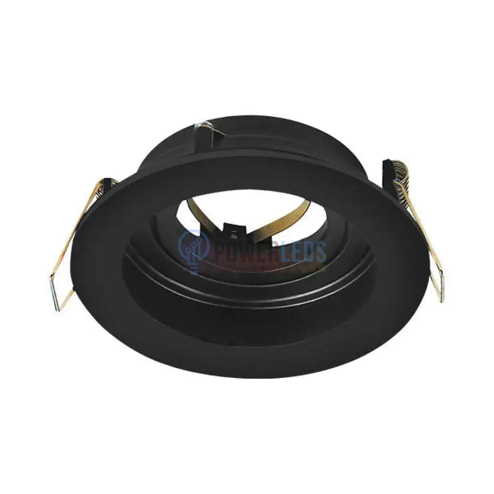 Spot Incastrat Rotund Fascicul Reglabil Negru Dulie GU10 Ø100x30mm led ceiling light