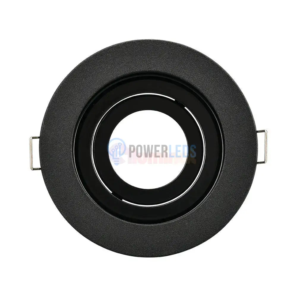 Spot Incastrat Rotund Fascicul Reglabil Negru Dulie GU10 Ø100x30mm led ceiling light