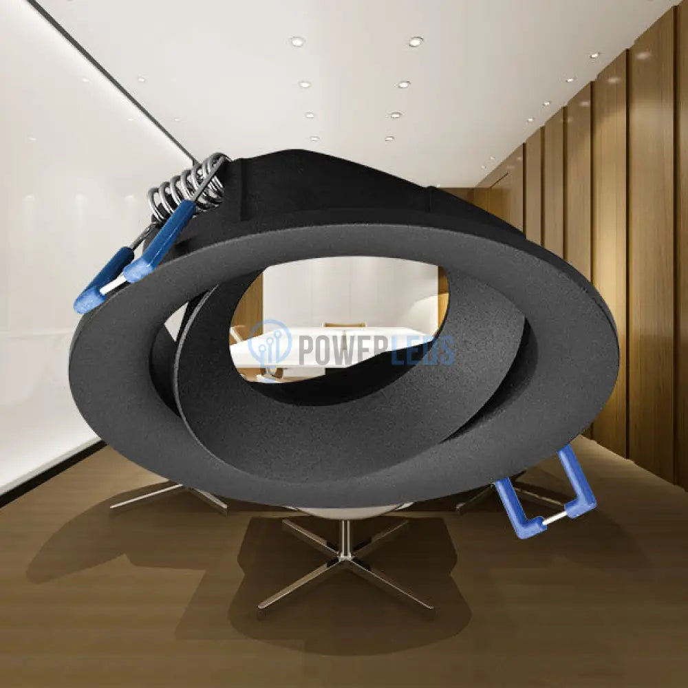 Spot Incastrat Rotund Fascicul Reglabil Negru Dulie MR16 Ø95x27mm led ceiling light
