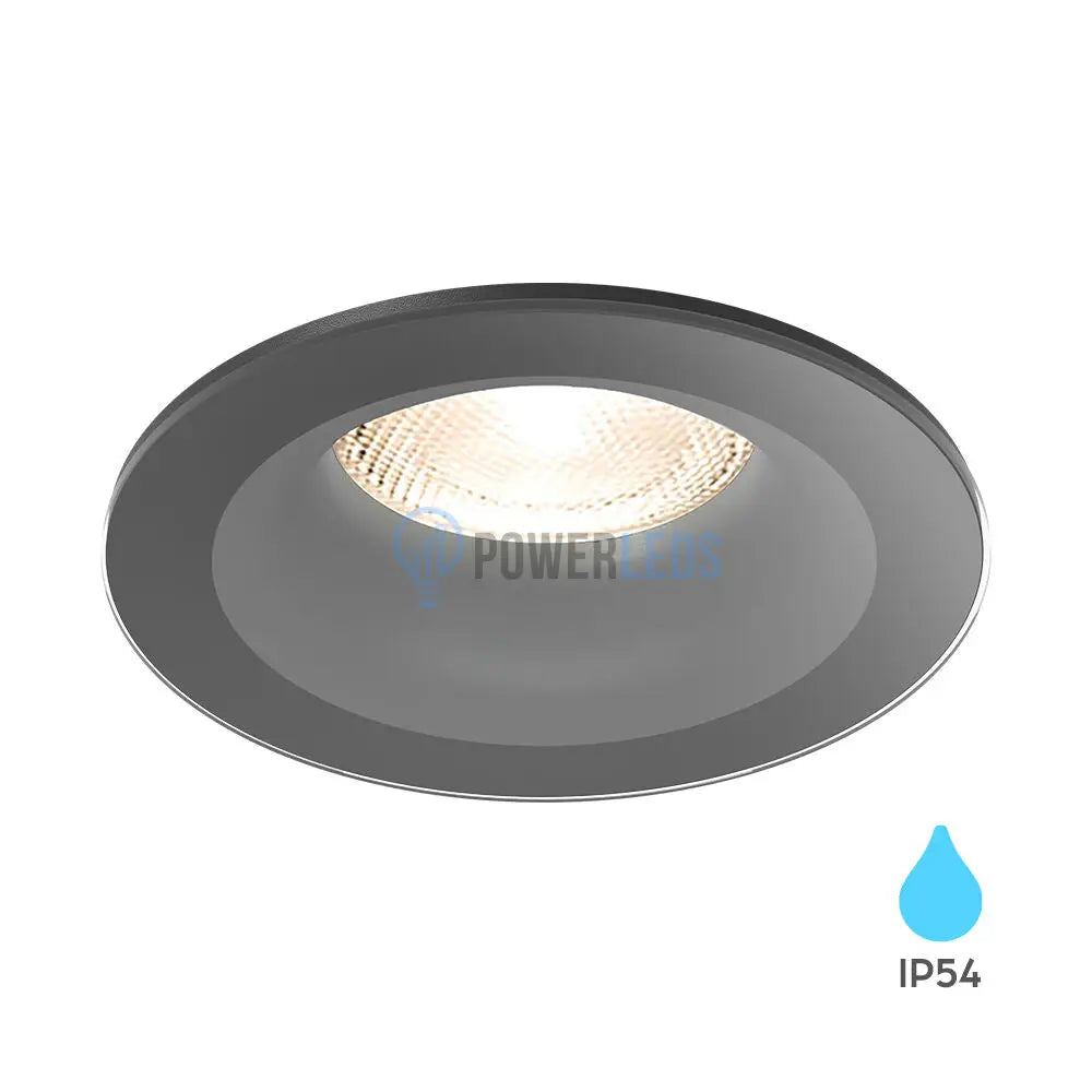 Spot Incastrat Rotund IP54 Negru Dulie MR16 Ø83x38mm led ceiling light
