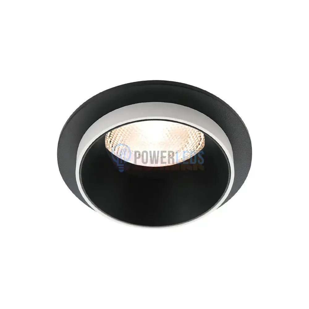 Spot Incastrat Rotund Negru & Alb Dulie GU10 Ø92x38mm led ceiling light