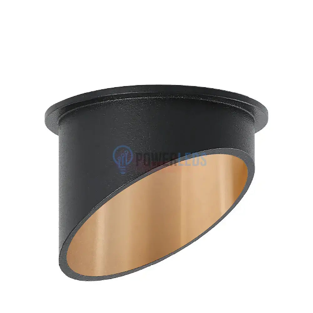 Spot Incastrat Rotund Negru & Auriu Dulie GU10 Ø70x69mm led ceiling light