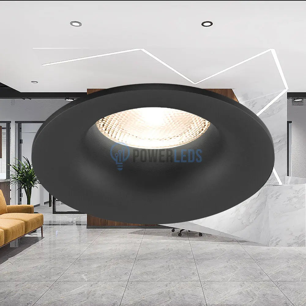 Spot Incastrat Rotund Negru Dulie MR16 Ø83x35mm led ceiling light