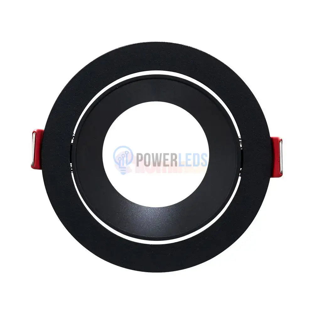 Spot Incastrat Rotund Negru Dulie GU10 Ø85x32mm led ceiling light