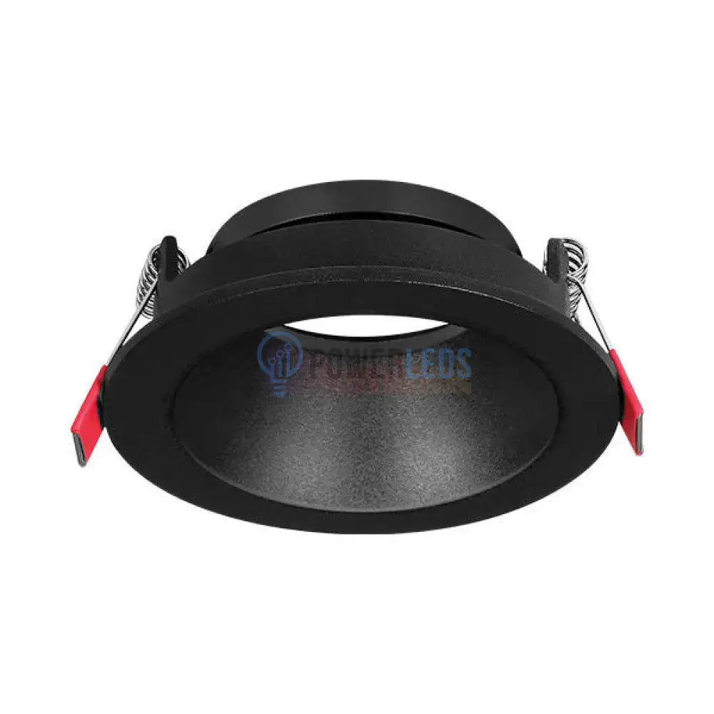 Spot Incastrat Rotund Negru Dulie GU10 Ø85x32mm led ceiling light