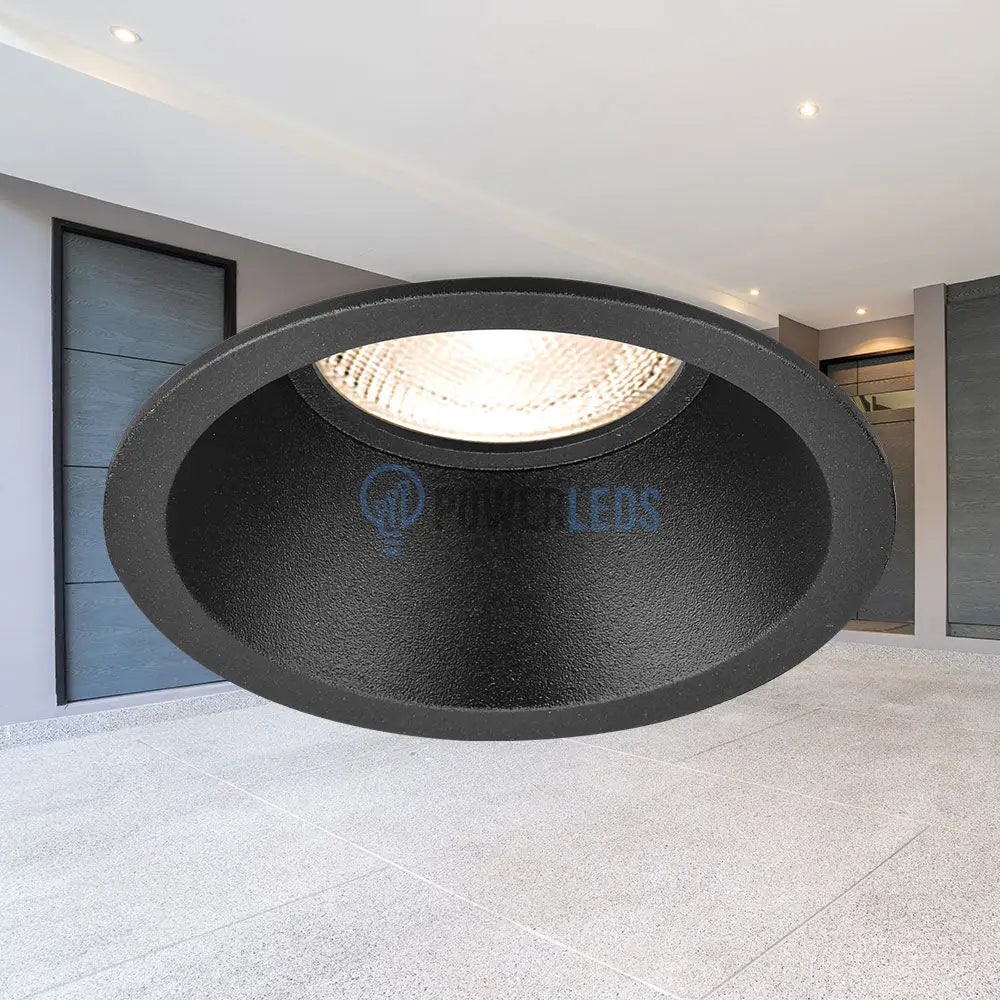 Spot Incastrat Rotund Negru Dulie MR16 Ø86x40mm led ceiling light