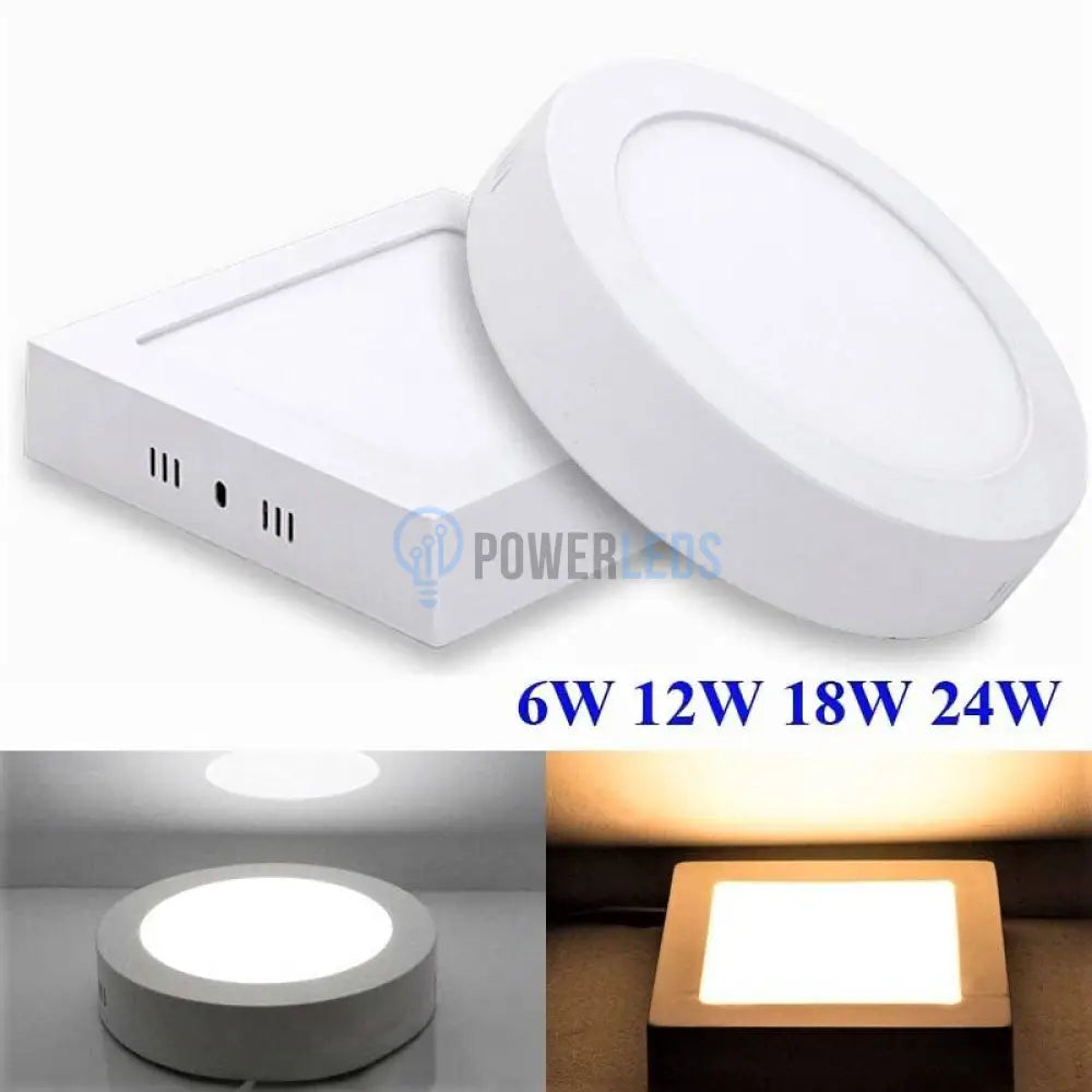 Spot Led 18W Rotund Alb / ⌀205Mm Aplicat Led Ceiling Light