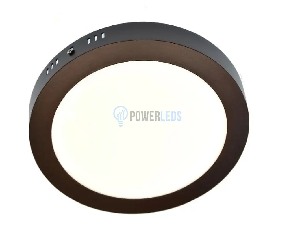 Spot Led 28W Rotund Negru / ⌀287Mm Aplicat Ceiling Light