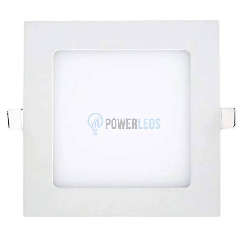Spot Led 3W Slim Patrat Alb / 89X89Mm Incastrabil Led Spot Light