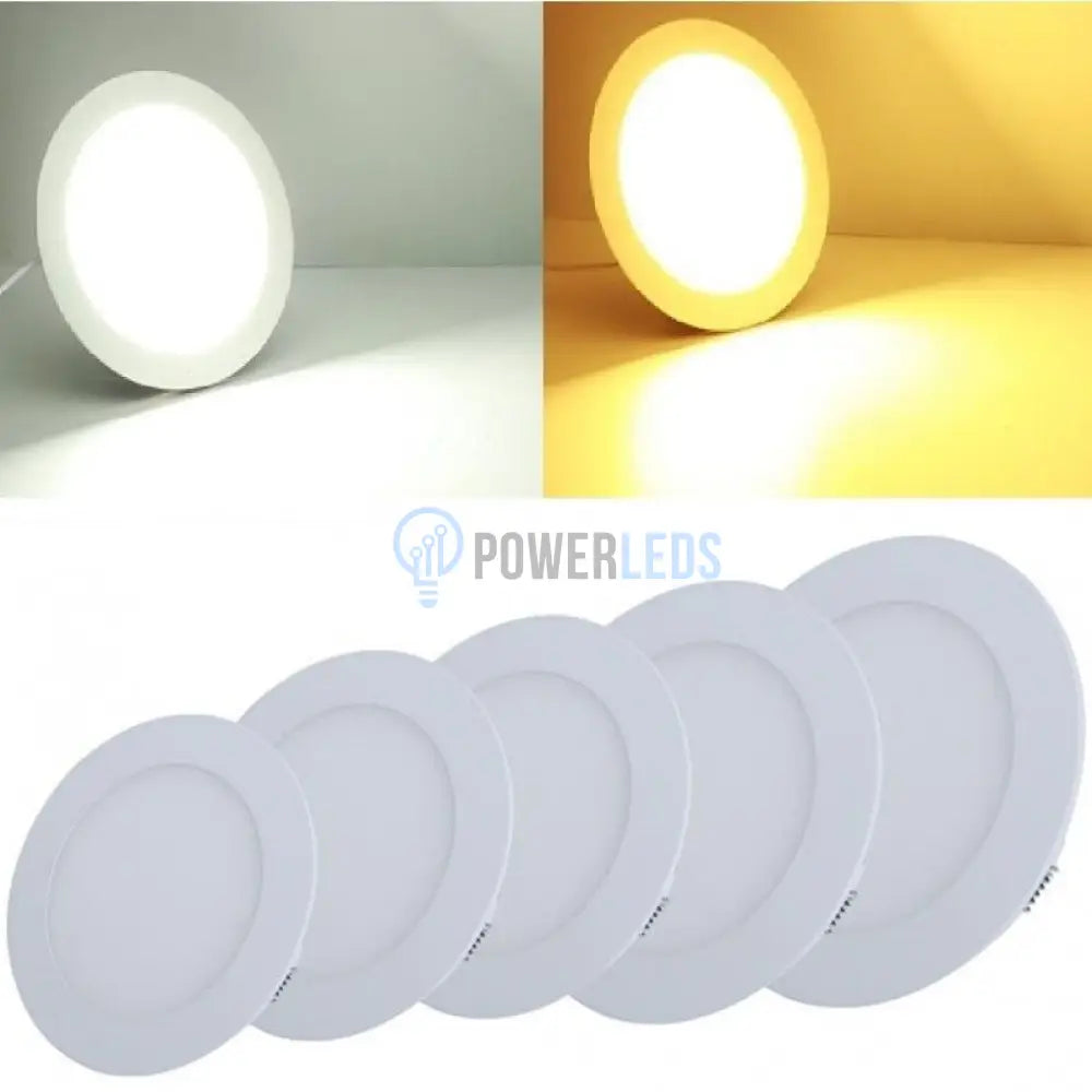 Spot Led 3W Slim Rotund Alb / ⌀83Mm Incastrabil Led Spot Light