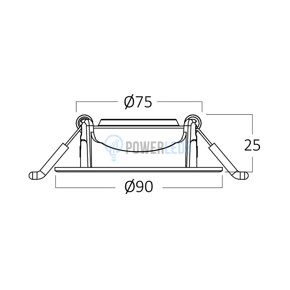Spot Led 5W Incastrabil Orientabil Alb Echivalent 40W Led Spot Light