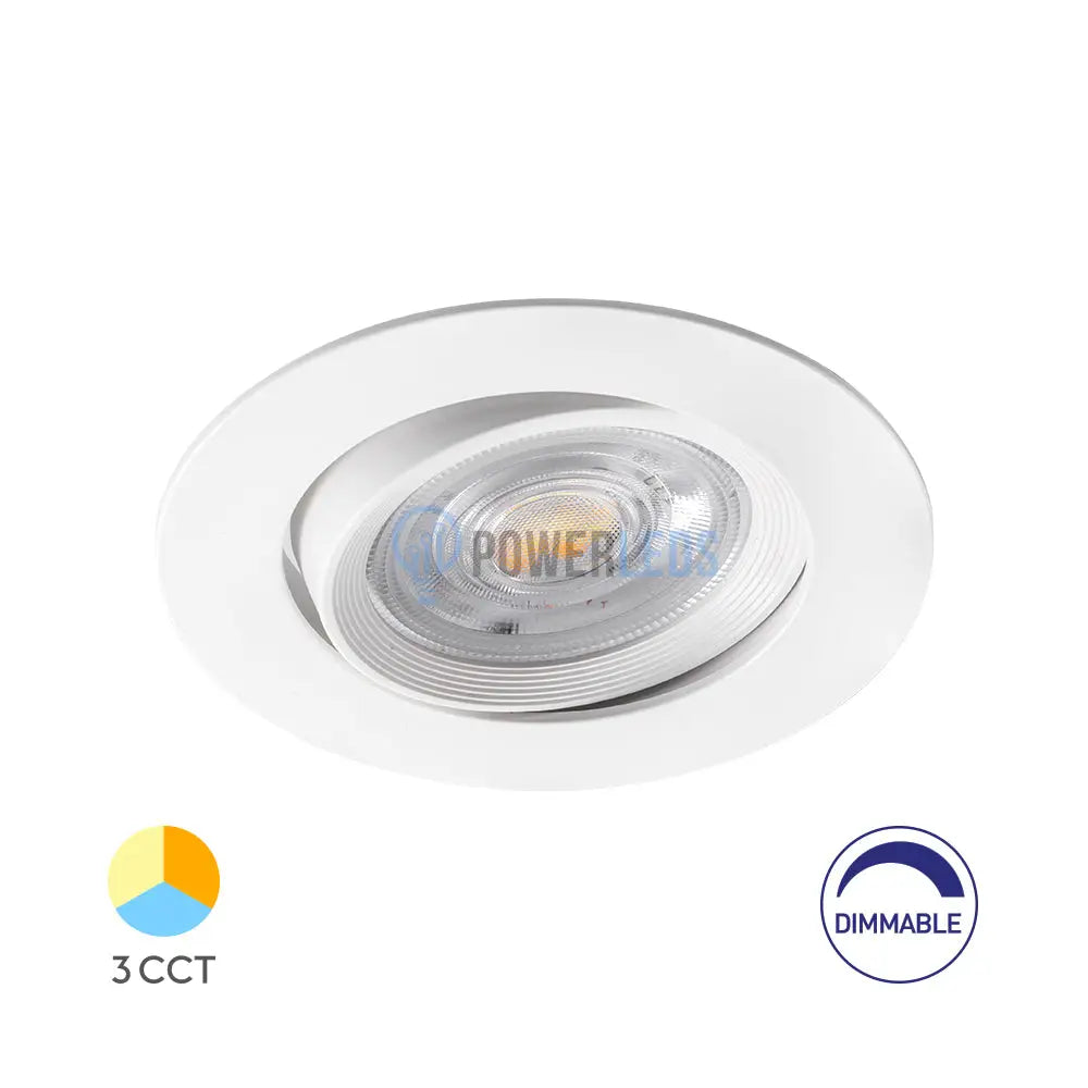 Spot LED 7W Incastrabil Orientabil CCT cu 3 Lumini Echivalent 60W SPOT LED INCASTRABIL / 7W / CCT LED SPOT LIGHT