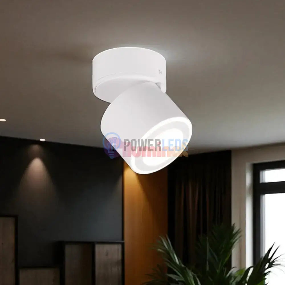 Spot LED Aplicat Orientabil 5W Premium White TAURUS powerleds.ro