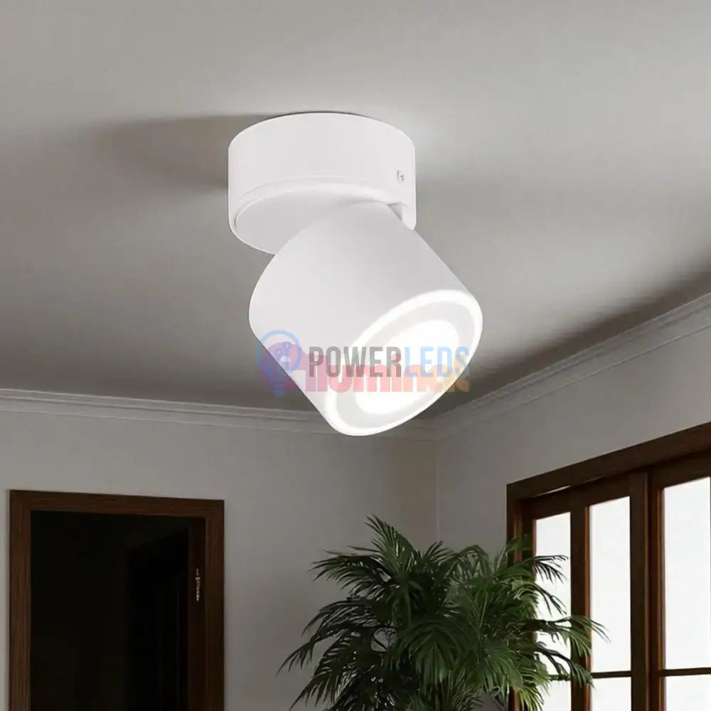 Spot LED Aplicat Orientabil 5W Premium White TAURUS powerleds.ro