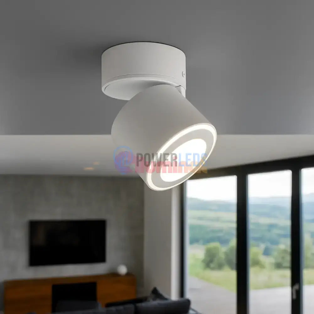 Spot LED Aplicat Orientabil 5W Premium White TAURUS powerleds.ro
