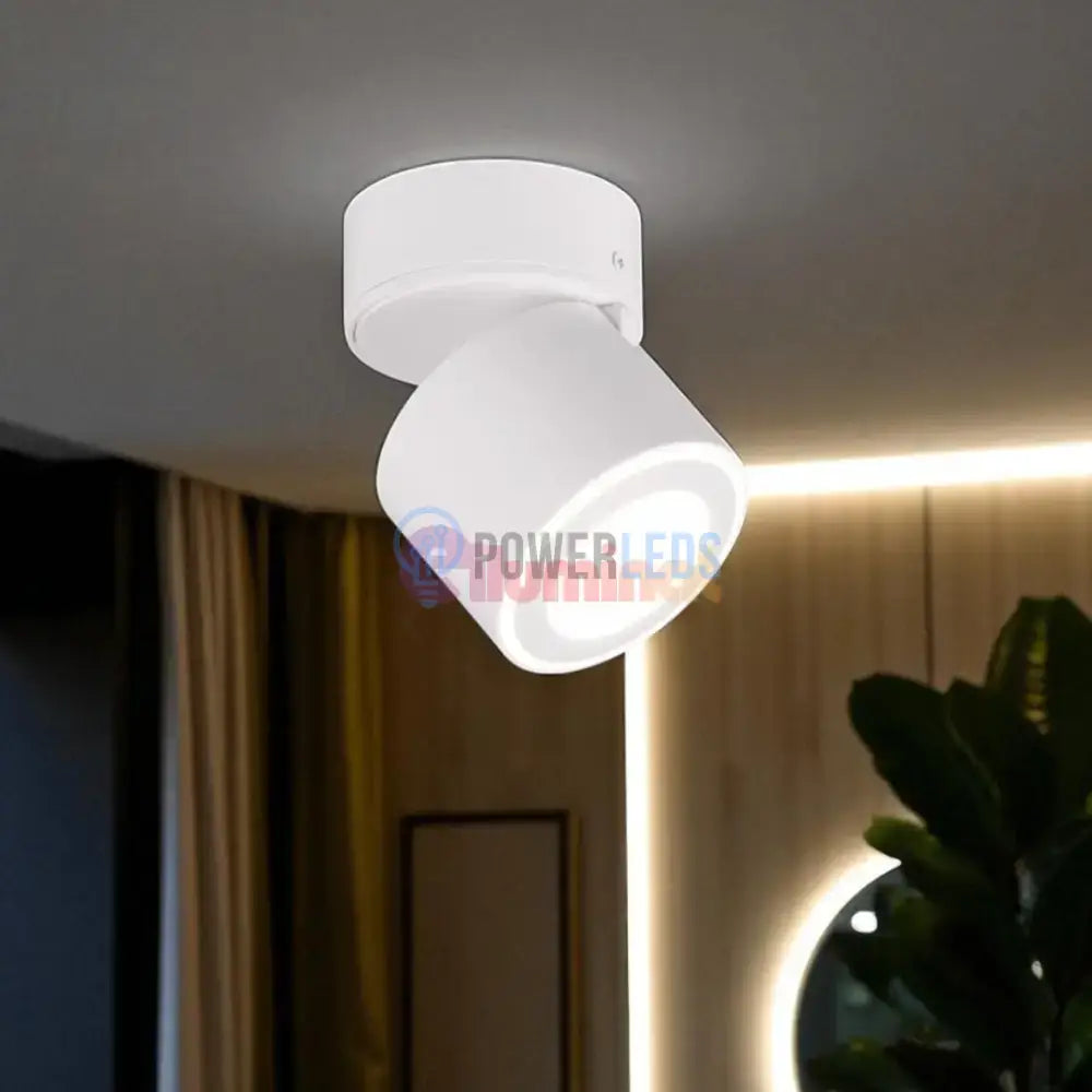 Spot LED Aplicat Orientabil 5W Premium White TAURUS powerleds.ro