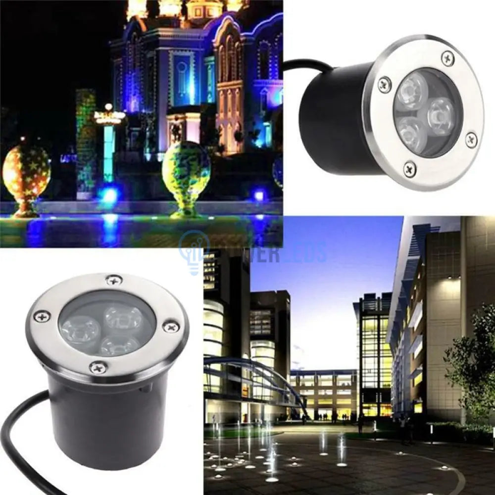 Spot Led Exterior 3W Pardoseala Incastrabil 220V Rgb Flood Light