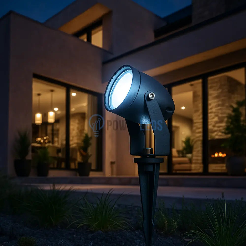 Spot LED Gradina KOLVI 9W Lumina Rece Negru EXTERIOR LAMP