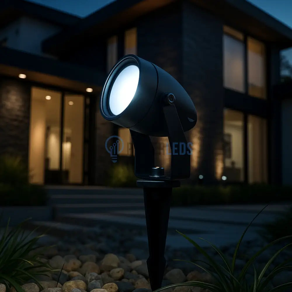 Spot LED Gradina KOLVI 9W Lumina Rece Negru EXTERIOR LAMP