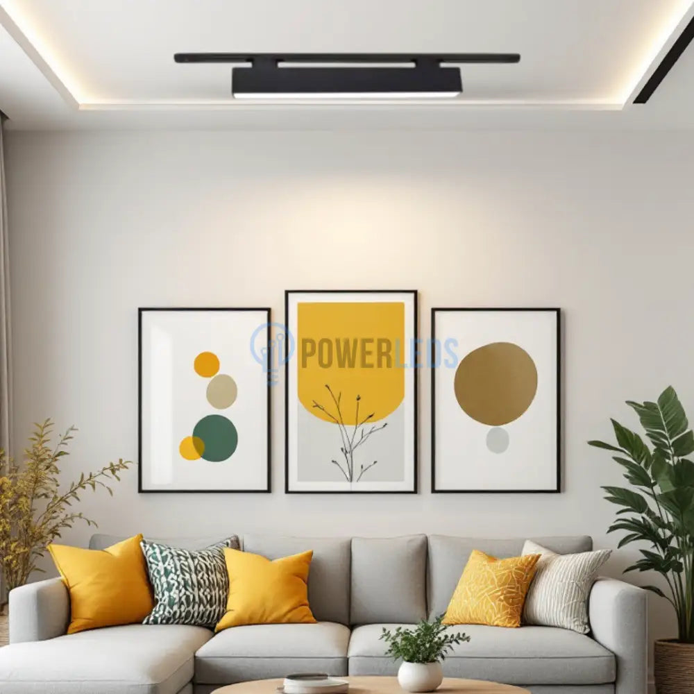 Spot LED 25W Pe Sina 5075-0.6m SPOT LED APLICAT / NEAGRA led ceiling light