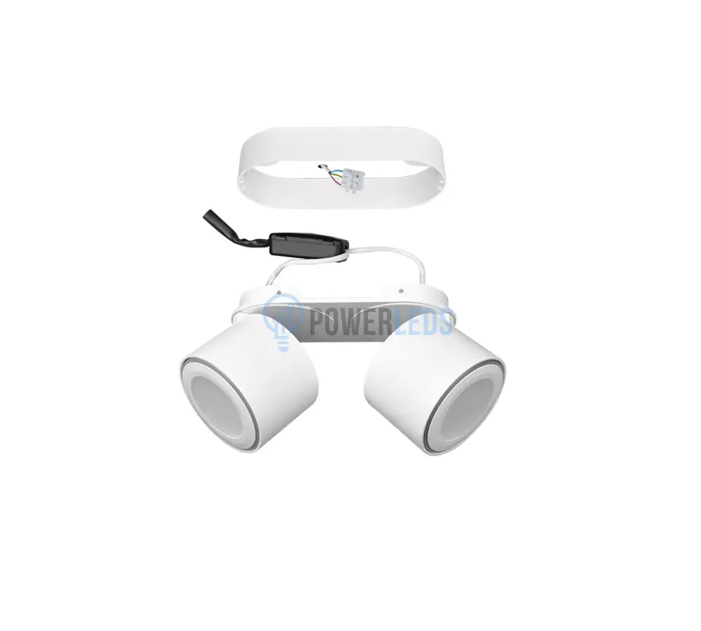 Spot LED Premium Aplicat Orientabil Dreptunghiular 2x450lm Alb 3 Moduri de Iluminare led ceiling light