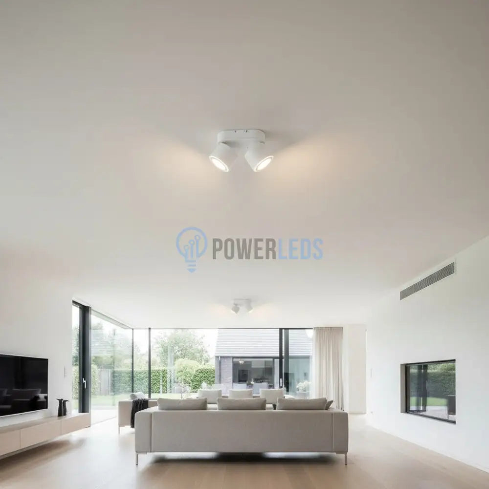 Spot LED Premium Aplicat Orientabil Dreptunghiular 2x450lm Alb 3 Moduri de Iluminare led ceiling light
