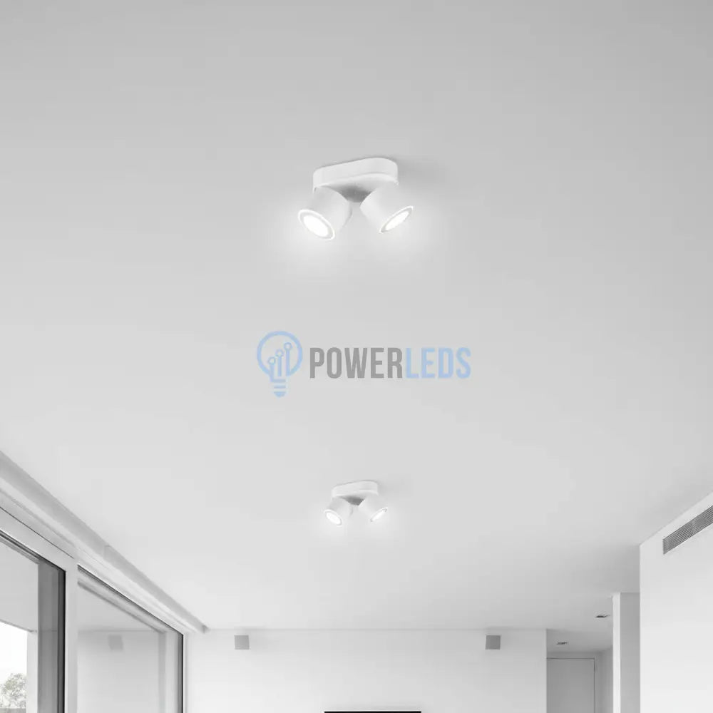 Spot LED Premium Aplicat Orientabil Dreptunghiular 2x450lm Alb 3 Moduri de Iluminare led ceiling light