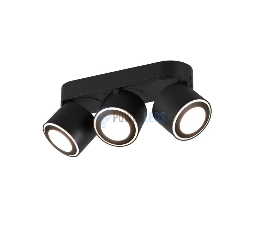 Spot LED Premium Aplicat Orientabil Dreptunghiular 3x450lm Negru 3 Moduri de Iluminare led ceiling light