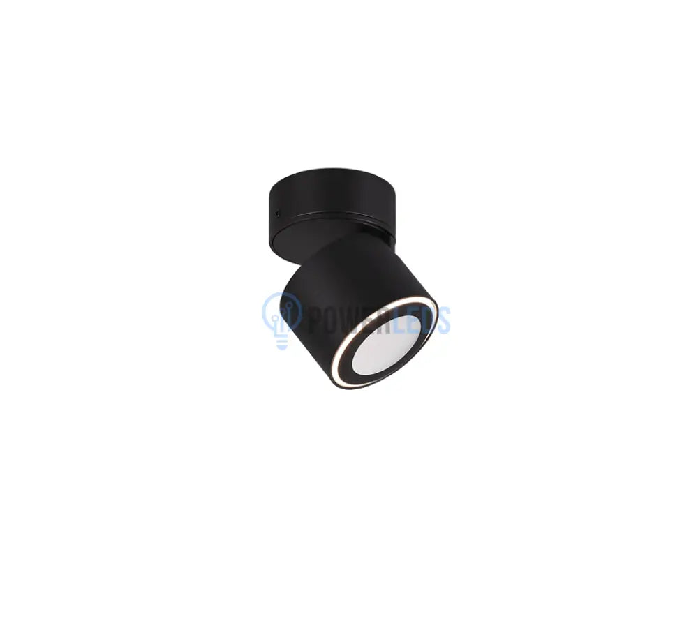 Spot LED Premium Aplicat Orientabil Rotund Negru 3 Moduri de Iluminare led ceiling light