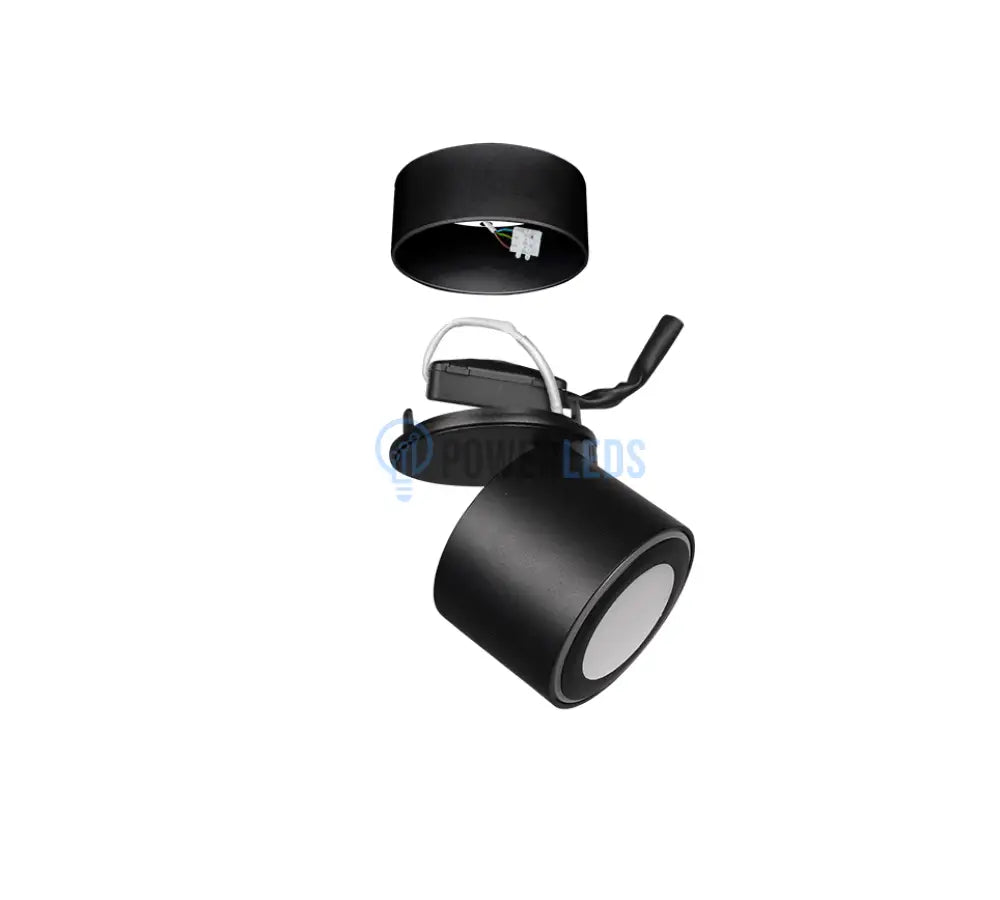Spot LED Premium Aplicat Orientabil Rotund Negru 3 Moduri de Iluminare led ceiling light